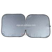 reflective sliver coated polyester sun shade sun Visor for car front windshield